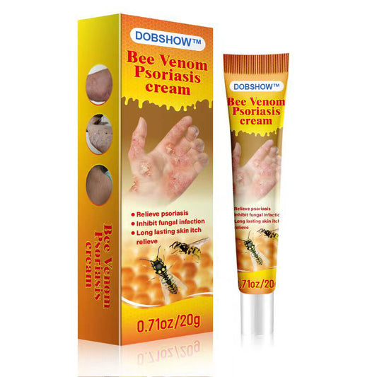 🐝🌿Dobshow™ Bienengift-Psoriasis-Linderungscreme🌿🐝(Wirksam bei allen Hauterkrankungen)🌟