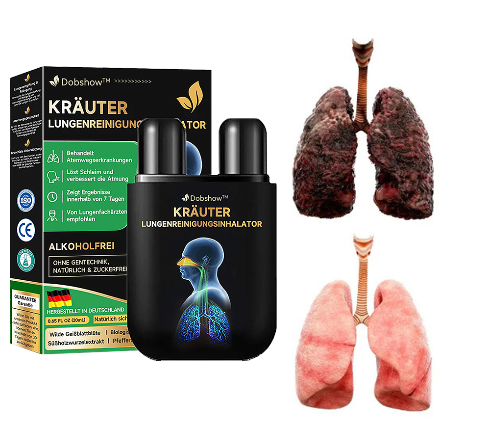 🐵✅Offizieller Shop|🔥Dobshow™  Kräuter-Lungenreinigungsinhalator 👨‍⚕️BfArM-certification(💝 LETZTER TAG 50% RABATT 💝)