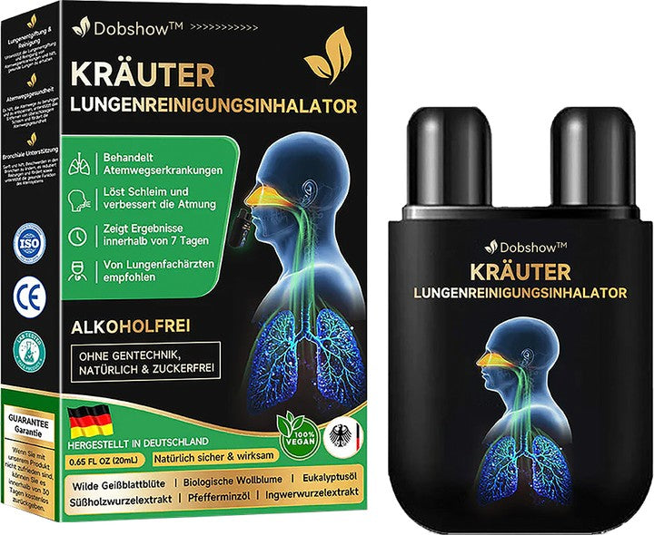 🐵✅Offizieller Shop|🔥Dobshow™  Kräuter-Lungenreinigungsinhalator 👨‍⚕️BfArM-certification(💝 LETZTER TAG 50% RABATT 💝)